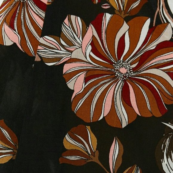 Zara | long floral print dress - Picture 5 of 12